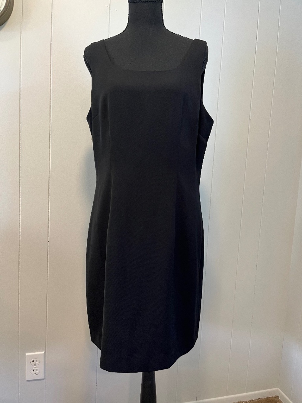 NY & Co Little Black Dress sz 12 NWT Sleeveless Classic Office Chic Minimalist